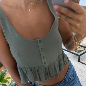 Flowy Cropped Tank